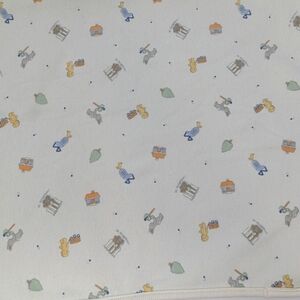 Carter's Vintage Baby Blanket Hi Neighbor Bunny Rabbit Bear Dog USA